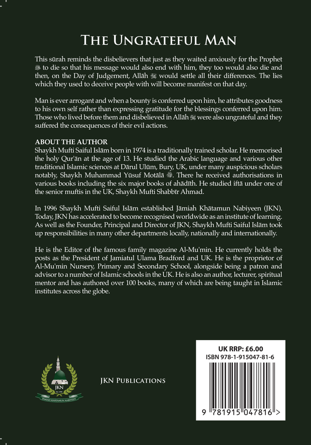 The Ungrateful Man Paperback