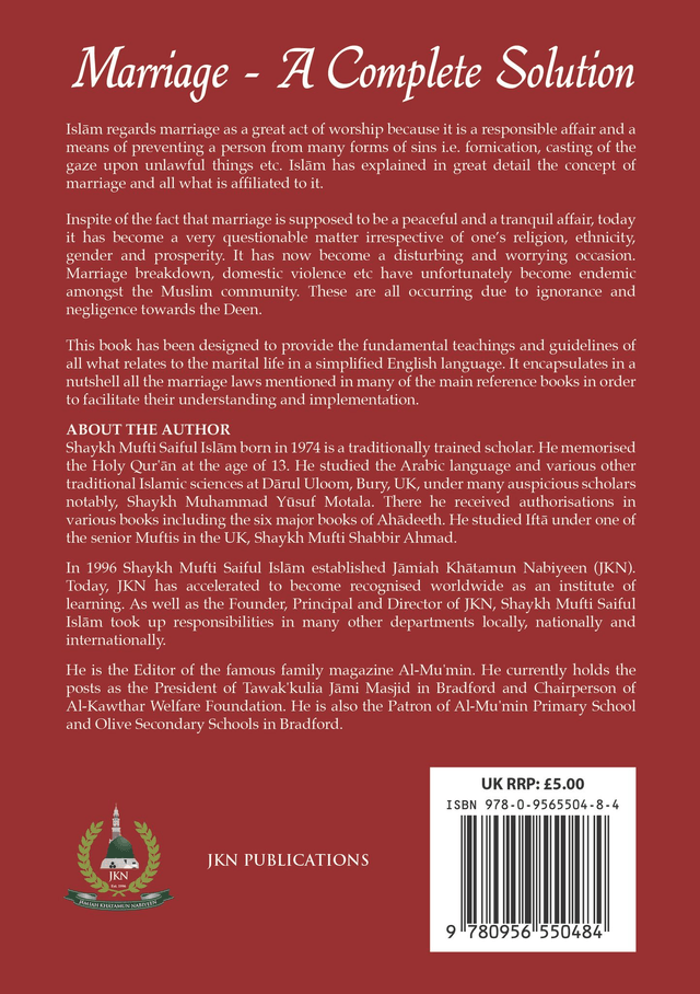 Marriage – A Complete Solution Paperback