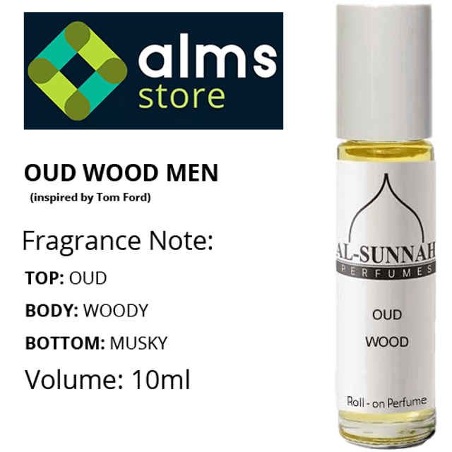 Oud Wood Men 10ml Roll-on