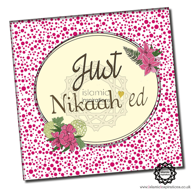 Just Nikaah&#039;ed Greeting Card - WWC035