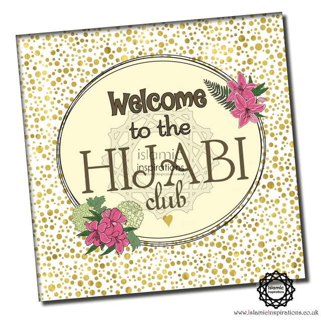 Welcome to the Hijabi Club Greeting Card - NTI002