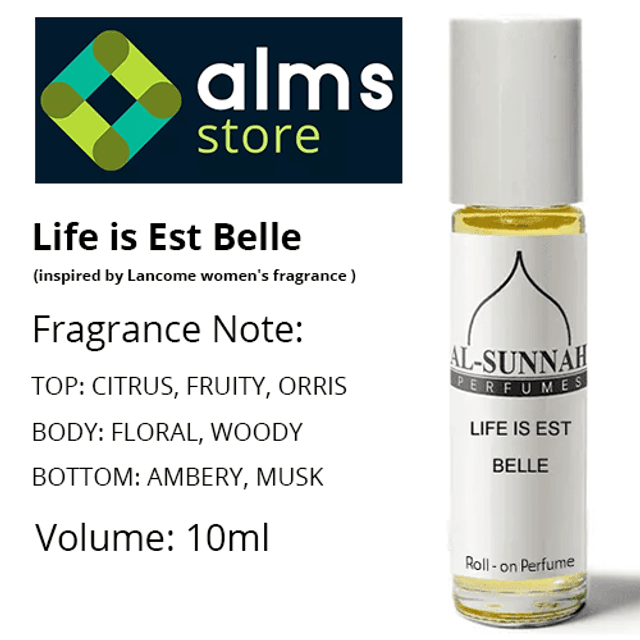 Life is Est Belle Women 10ml Roll-on