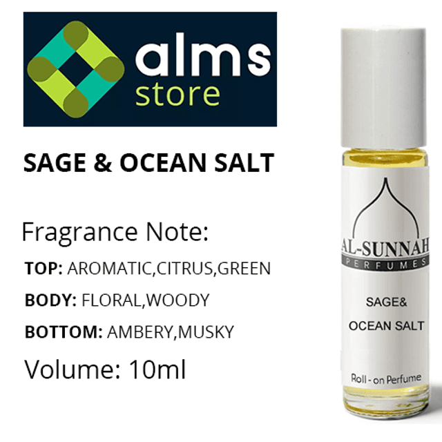 Sage &amp; Ocean Salt Men 10ml Roll-on