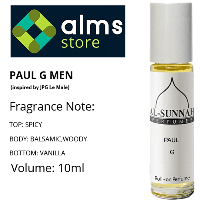 Paul G Men 10ml Roll-on