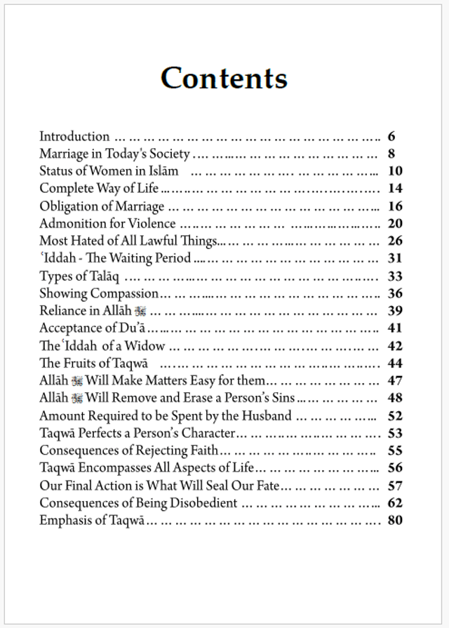 Divorce In Islam – Paperback