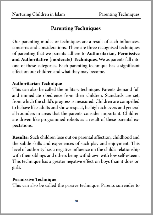 Nurturing Children in Islam Paperback