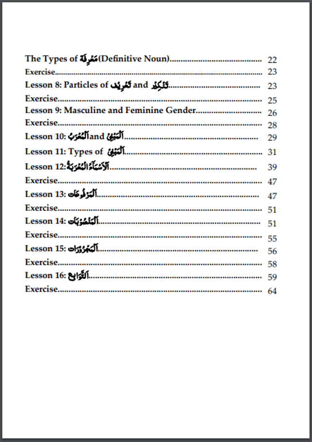 Arabic Grammar for Beginners: (Nahw – Syntax) – Paperback