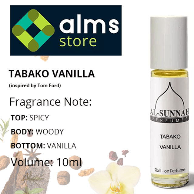Tabako Vanilla Men 10ml Roll-on