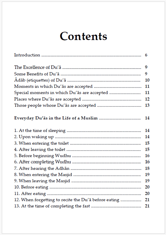 Du’a for Beginners Paperback